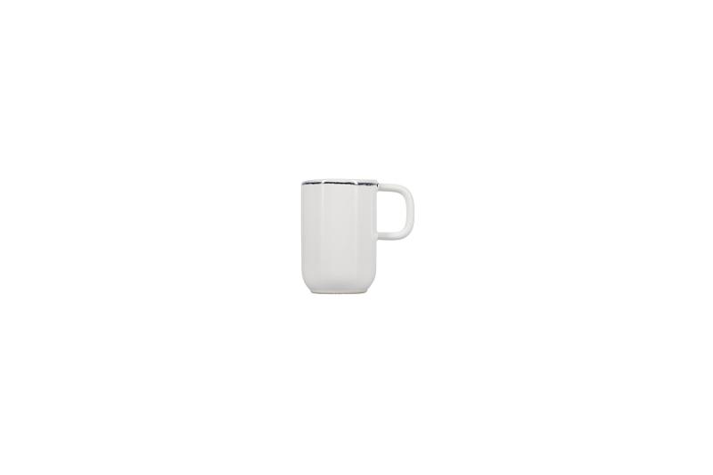 Mug 30cl black rim Fade