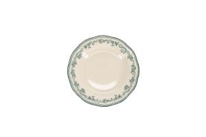 Deep plate 23/17xH4cm green Cyril