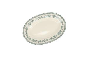 Serving dish 32,5x22,5cm oval green Cyril