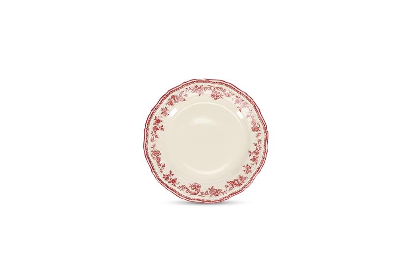 Plate 21,5cm burgundy Cyril