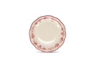 Plate 27cm burgundy Cyril