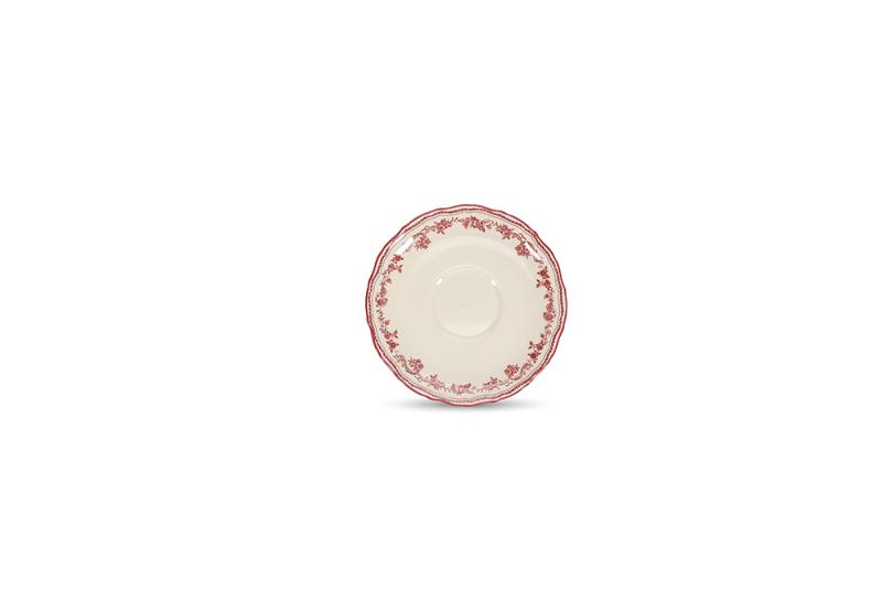 Saucer 15,5cm burgundy Cyril
