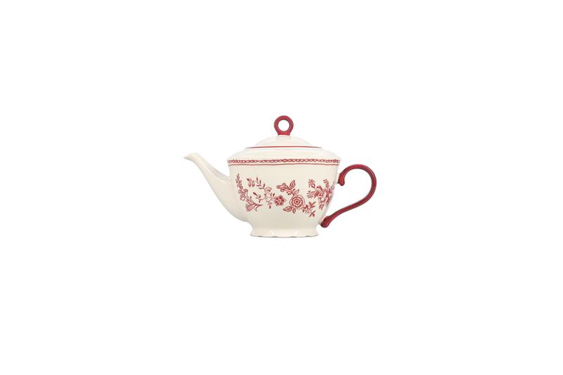 Teapot 92cl burgundy Cyril