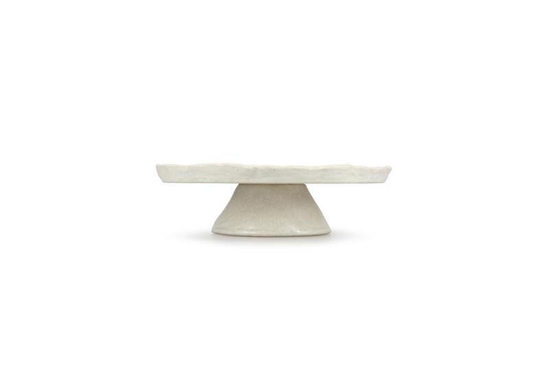 Cake stand 29xH8,5cm beige Nomad
