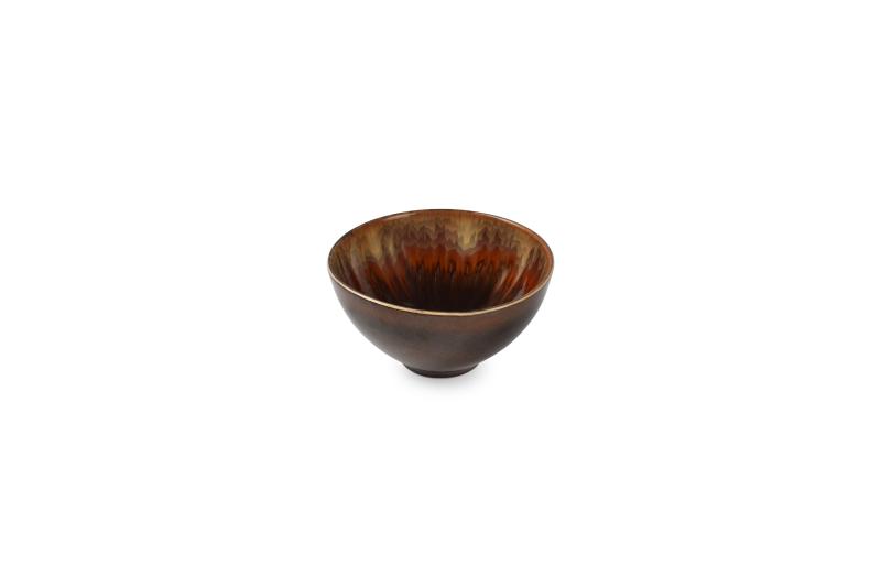 Bowl 14xH8cm flame Moyo
