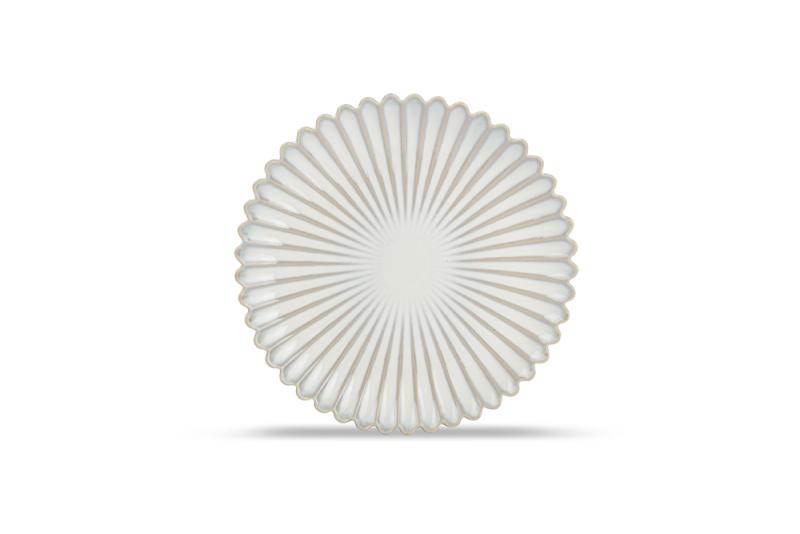 Plate 20cm nuance white Lotus