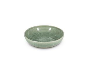 Serving dish 32xH7,5cm green Cameo