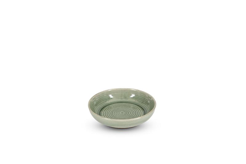 Bowl 23xH5cm green Cameo