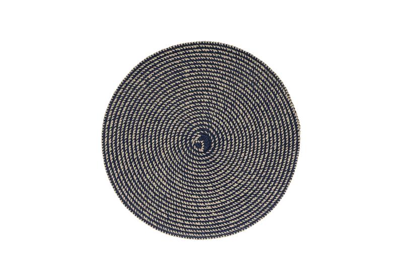 Placemat 36cm woven blue Tabletop