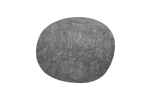 Placemat 43,5x36,5cm organic metallic silver Dinner