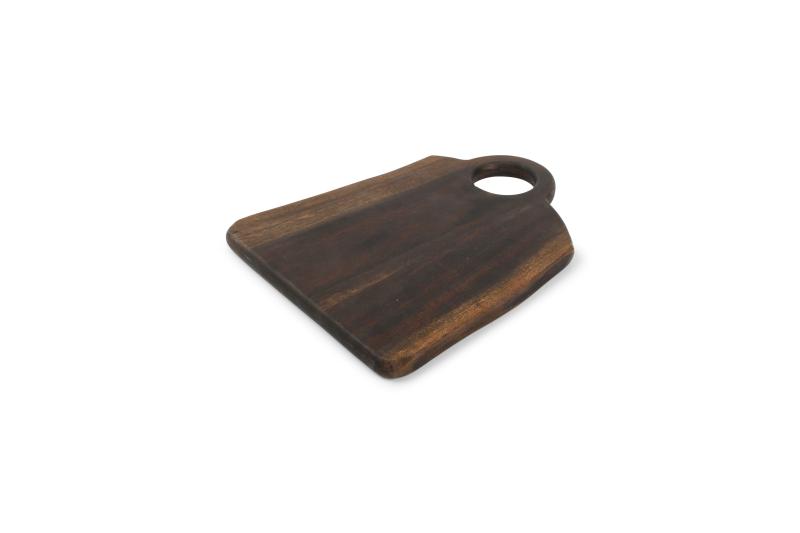 Serving board 26,5x20xH1,5cm wood black Chop