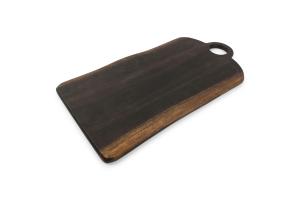 Serving board 50x25xH1,5cm wood black Chop