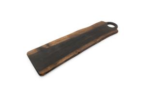 Serving board 60x15xH1,5cm wood black Chop