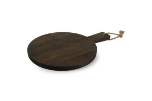 Serving board 38x28cm round wood Ancient
