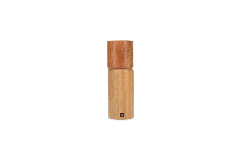 Pepper/salt grinder 14xH5cm wood brown Savor