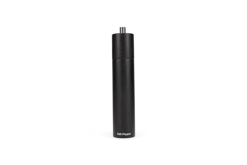 Pepper/salt grinder 4,5xH21,5cm wood black Grind