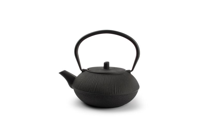Teapot 80cl stripes black My Tea