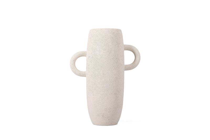 Vase 11xH30cm white Bullet