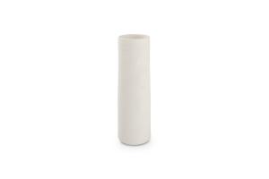 Vase 10xH30cm white Cone