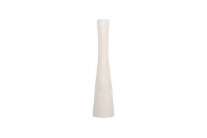 Vase 8xH29cm organic white Cone
