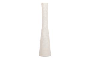 Vase 9xH40,5cm organic white Cone