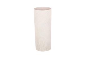 Vase 13,5x9,5xH35,5cm oval beige Vico