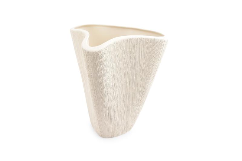 Vase 28,5xH32,5cm beige Vico