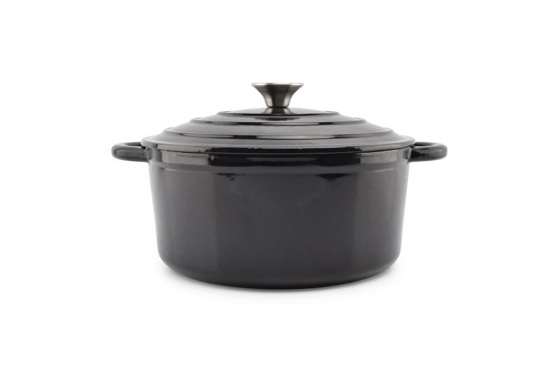 Cooking pot 26cm cast iron black Ferno