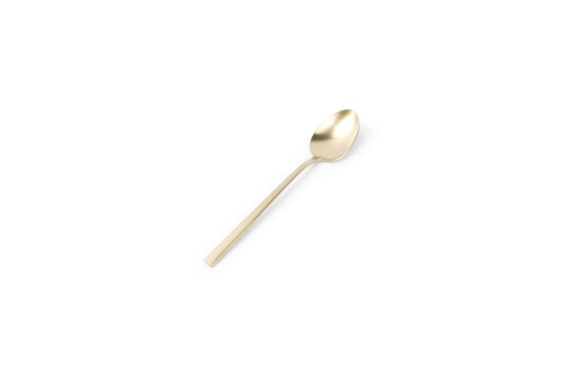 Dessert spoon matte gold Terno - set/6