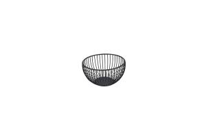Wire basket 15xH8,5cm black Scala