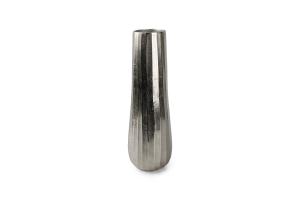 Vase 18xH50cm silver Duro