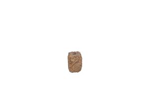 Candle holder 8x8xH13,5cm marble brown Opus