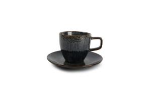 Cup 20cl and saucer 14,5cm sapphire Mielo