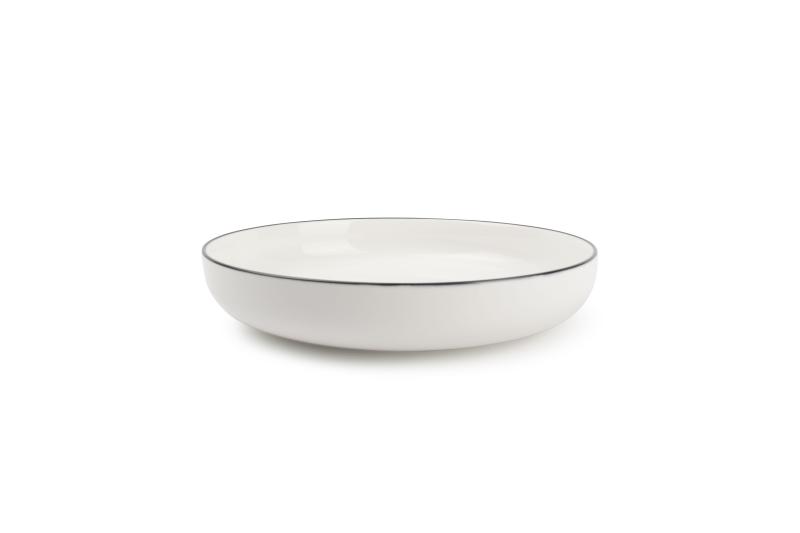 Deep plate 21,5xH4cm white Studio Base