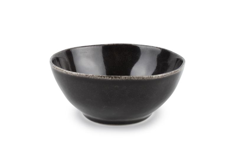 Bowl 17,5xH7,5cm black Artisan