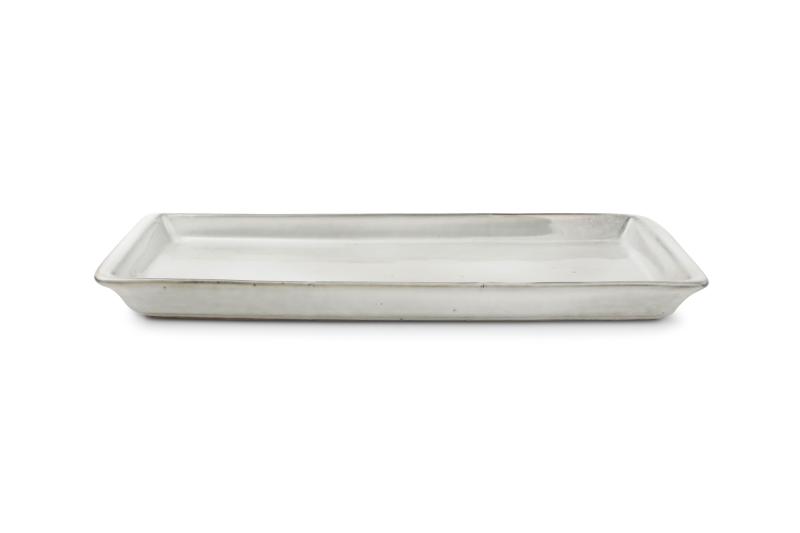 Serving dish 30,5x10,5cm green Artisan