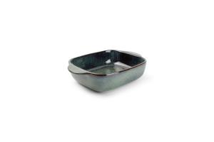 Baking dish 25/19,5x16,5xH6cm green/blue Meridian