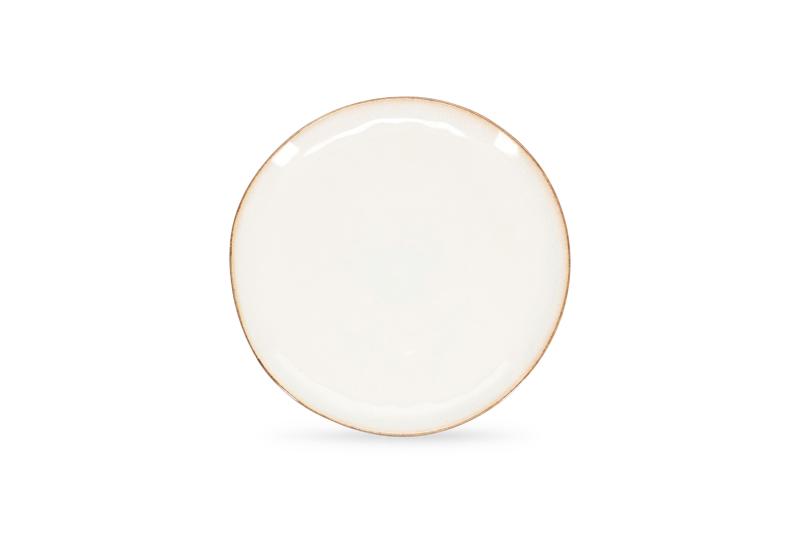 Plate 28cm coupe white Artisan
