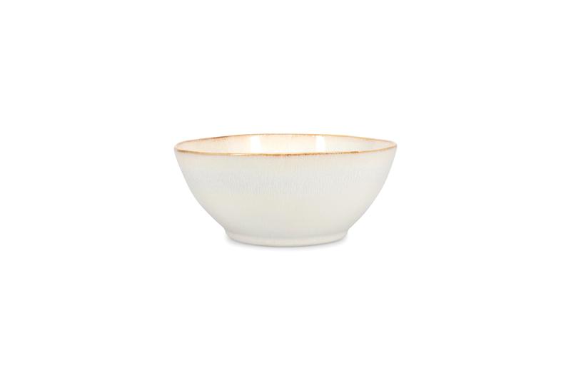 Bowl 17xH7,5cm white Artisan