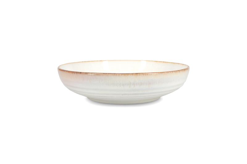 Bowl 22xH5,5cm white Artisan