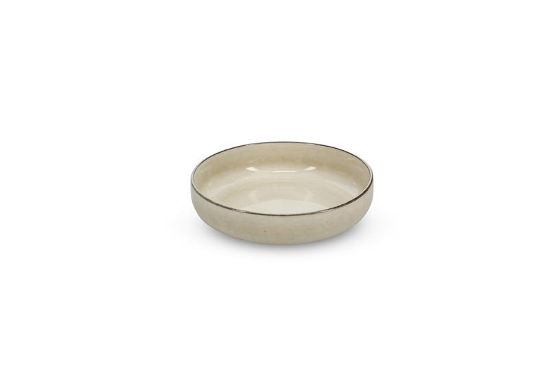 Bowl 22xH6cm ivory Meridian
