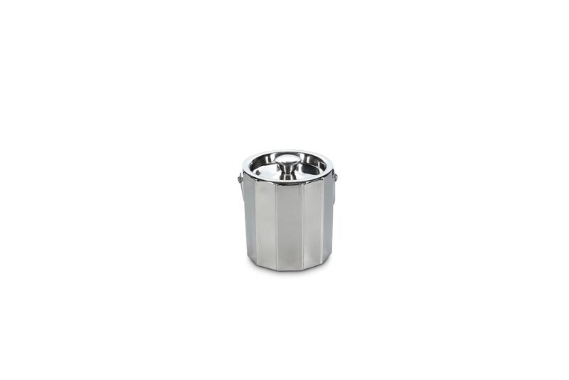Ice bucket 15,5xH17,5cm double wall silver Nox