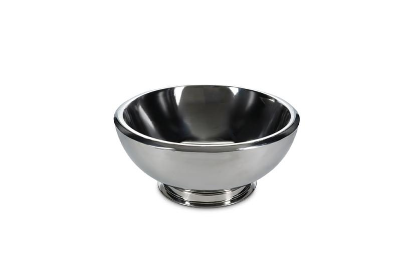 Champagne cooler tub 42,5xH19cm double wall silver Bar