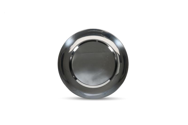 Plate 26/16,5cm chrome Oryn