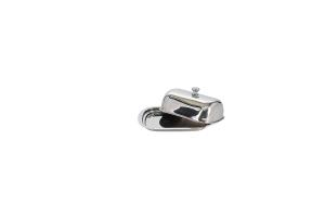 Butter dish 16x12xH6,5cm chrome Oryn