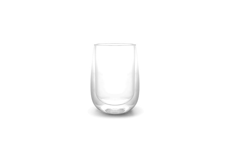 Mug 47cl double wall glass Paris - set/2