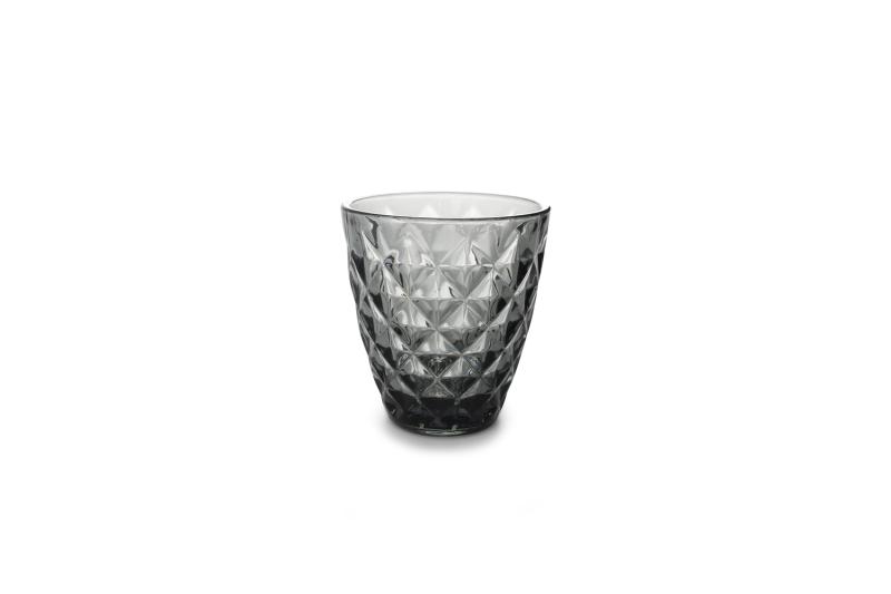 Glass 22cl grey Prisma - set/4