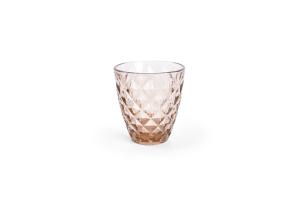 Glass 22cl ocher Prisma - set/4