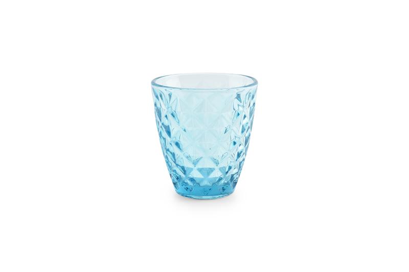 Glass 22cl blue Prisma - set/4 - Utgående