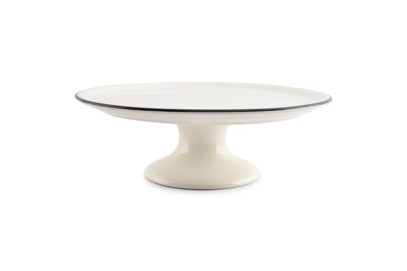 Cake stand 31xH10,5cm white Nero